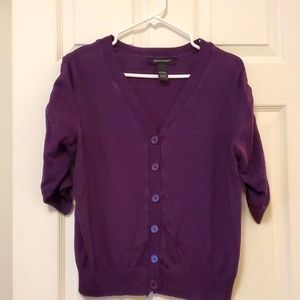 Plum Crop Top Sweater